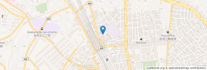 Mapa de ubicacion de まるます家 en 日本, 東京都, 北区.