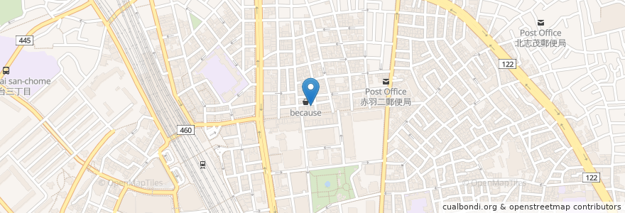 Mapa de ubicacion de 赤羽レディースクリニック en 日本, 東京都, 北区.