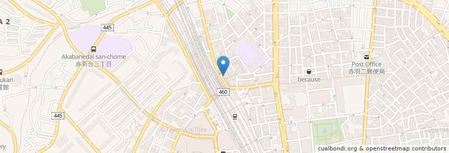 Mapa de ubicacion de インド食堂バーワルチー en 日本, 東京都, 北区.