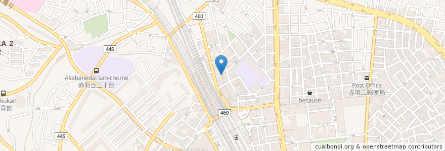 Mapa de ubicacion de ミルクホール 三珍亭 en اليابان, 東京都, 北区.