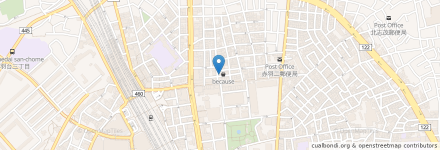 Mapa de ubicacion de すたんど割烹八千代 en 日本, 东京都/東京都, 北区.