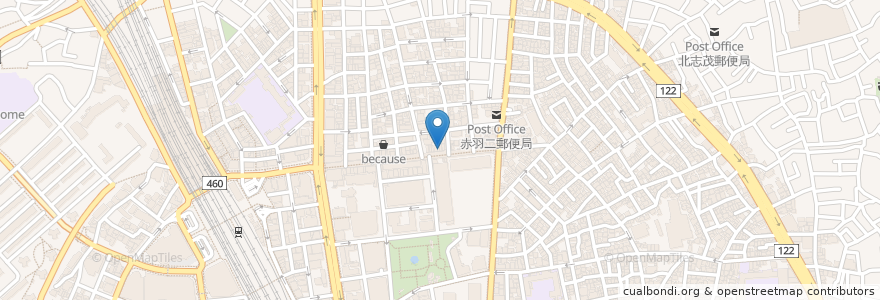 Mapa de ubicacion de 酒善家 心亭 en Japon, Tokyo, 北区.