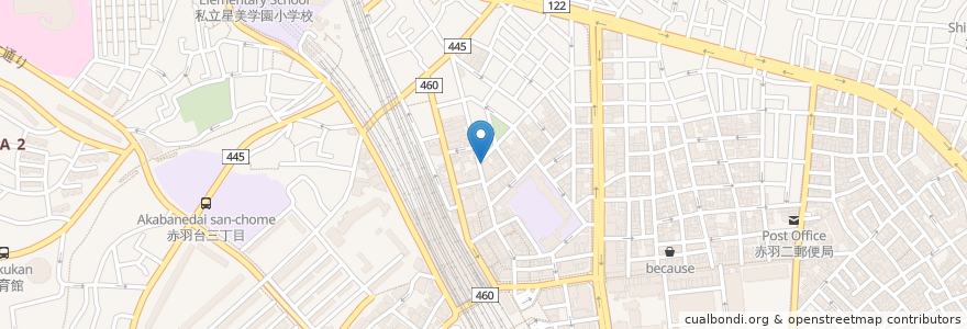 Mapa de ubicacion de Bonne Viande en Giappone, Tokyo, 北区.