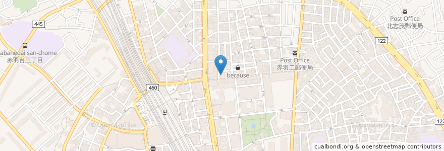 Mapa de ubicacion de クイック・レストランＳガスト en 日本, 東京都, 北区.