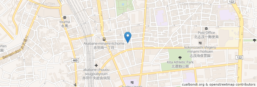 Mapa de ubicacion de さやま en 일본, 도쿄도, 北区.