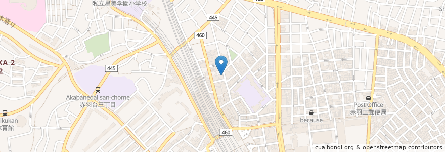 Mapa de ubicacion de 高橋歯科医院 en Giappone, Tokyo, 北区.