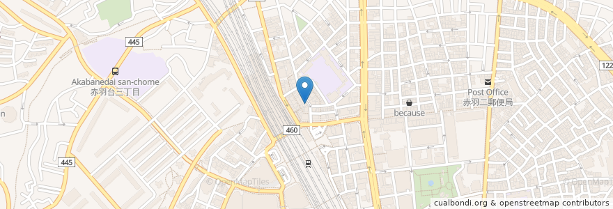 Mapa de ubicacion de ミヤザワ薬局 en 일본, 도쿄도, 北区.