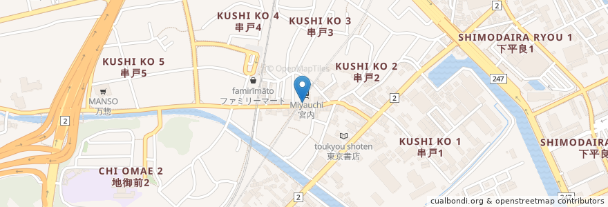 Mapa de ubicacion de お好み焼き フジモト en Japonya, 広島県, 廿日市市.