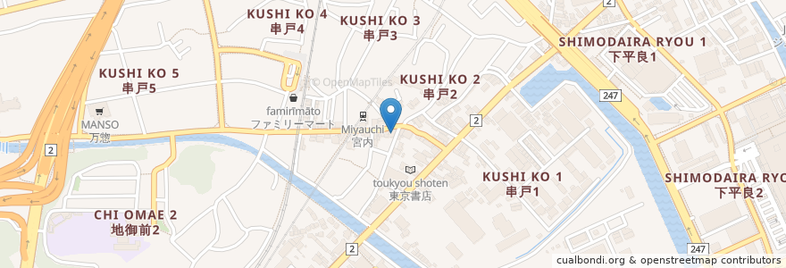 Mapa de ubicacion de 槙田内科医院 en 일본, 히로시마현, 廿日市市.