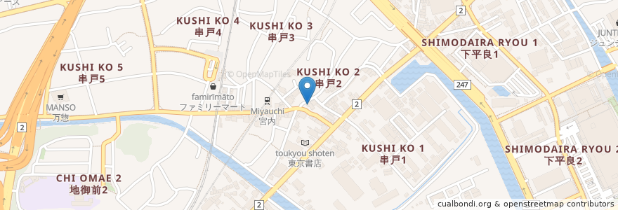 Mapa de ubicacion de しゃぶしゃぶ温野菜 en Япония, Хиросима, Хацукаити.
