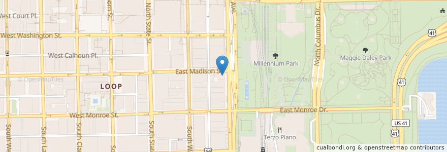 Mapa de ubicacion de Bert Green Fine Art en アメリカ合衆国, イリノイ州, シカゴ.