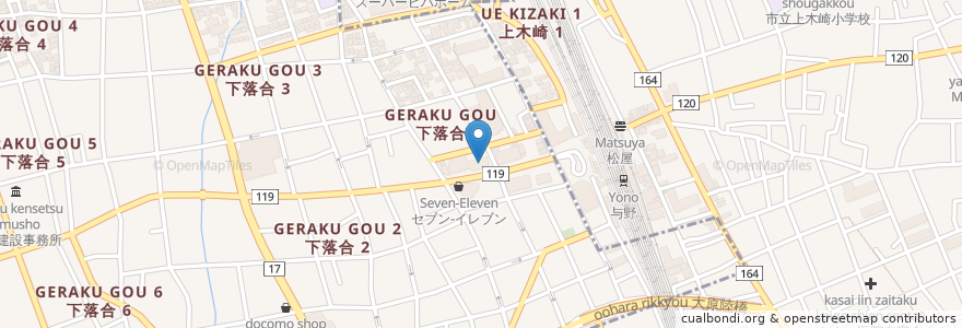 Mapa de ubicacion de 埼玉りそな銀行 与野支店 en 日本, 埼玉県, さいたま市, 浦和区.