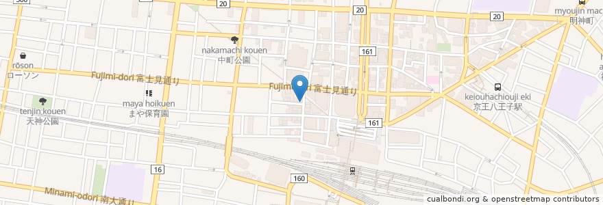 Mapa de ubicacion de Sherlock Holmes en 日本, 東京都, 八王子市.