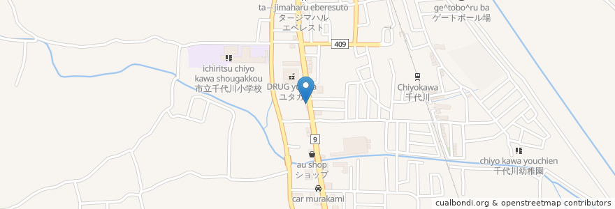 Mapa de ubicacion de よーい丼 en اليابان, 京都府, 亀岡市.