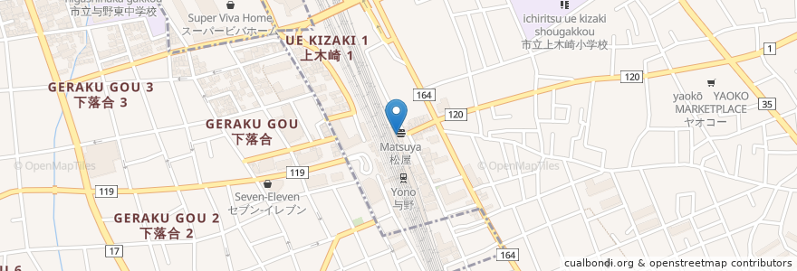 Mapa de ubicacion de 高山商店 魚次 en Japan, Präfektur Saitama, Saitama, 浦和区.