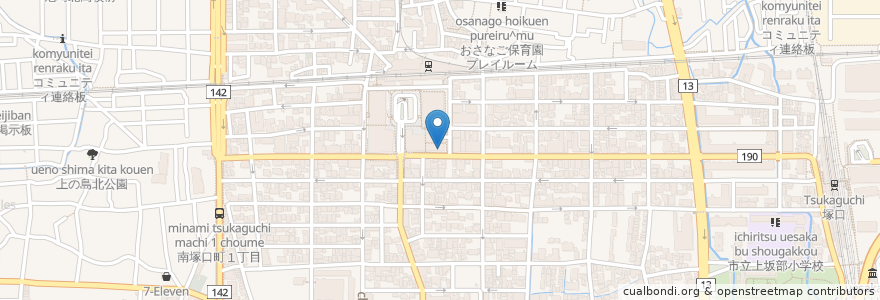 Mapa de ubicacion de MARE en 日本, 兵庫県, 尼崎市.