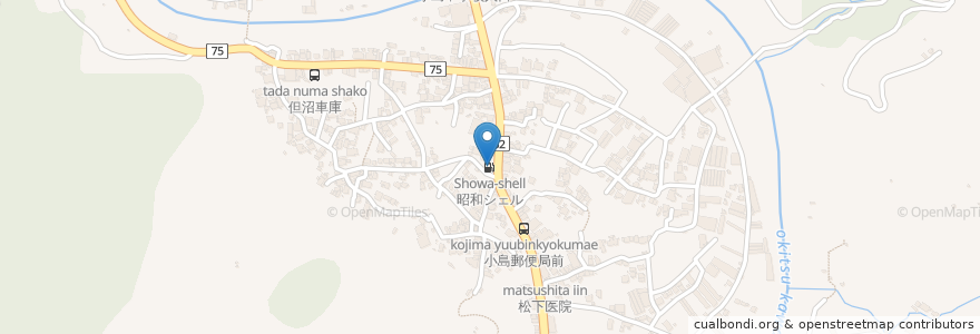Mapa de ubicacion de 昭和シェル en Japón, Prefectura De Shizuoka, 静岡市, 清水区.