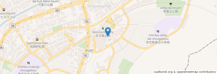 Mapa de ubicacion de はま寿司 en اليابان, 東京都, 八王子市.