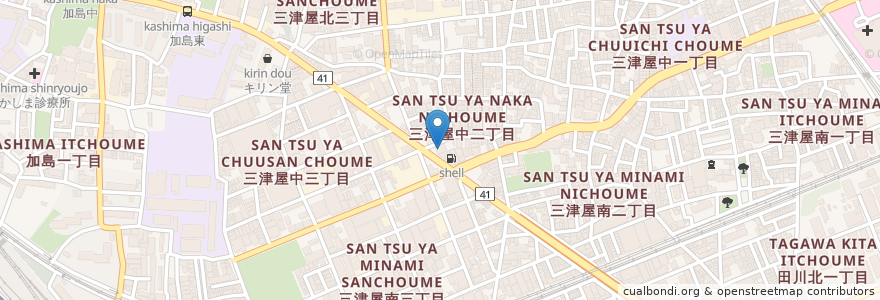 Mapa de ubicacion de 和食さと en 日本, 大阪府, 大阪市, 淀川区.