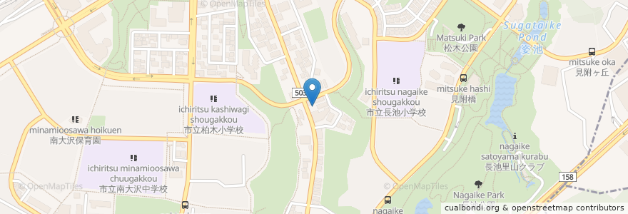 Mapa de ubicacion de ペットビレッジ動物病院 en Japón, Tokio, Hachioji.