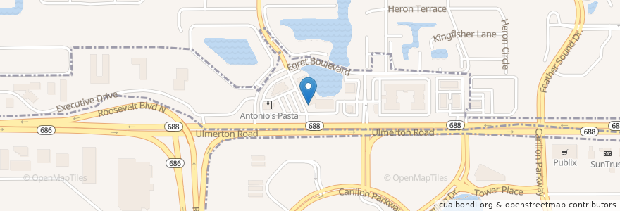 Mapa de ubicacion de Yard of ale en United States, Florida, Pinellas County.