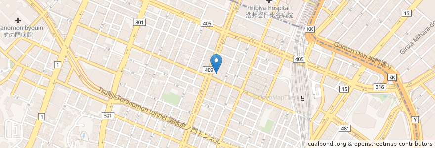 Mapa de ubicacion de 三菱東京UFJ銀行 en 日本, 东京都/東京都, 港區.