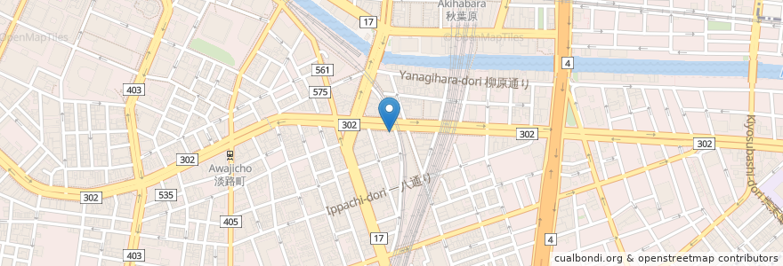 Mapa de ubicacion de しじみらーめん en اليابان, 東京都, 千代田区.