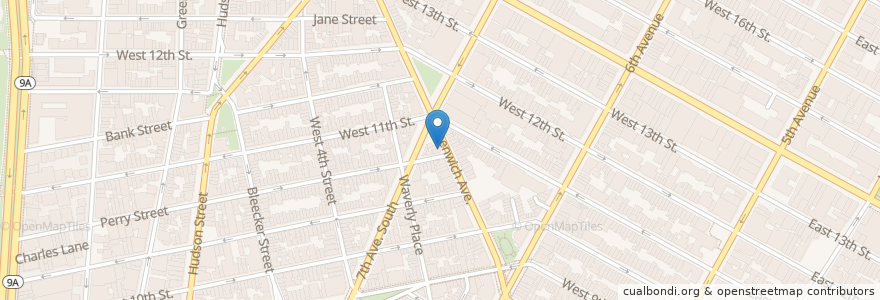 Mapa de ubicacion de Roey's en 미국, 뉴욕, New York, New York County, Manhattan, Manhattan Community Board 2.