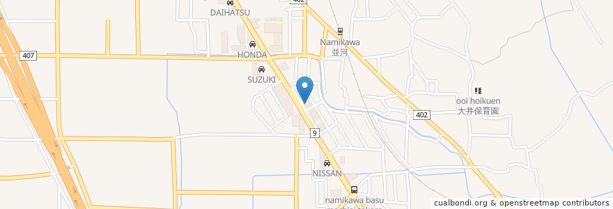 Mapa de ubicacion de しらべ医院 en 日本, 京都府, 亀岡市.