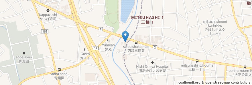 Mapa de ubicacion de ENEOS en Japão, 埼玉県, さいたま市, 大宮区.
