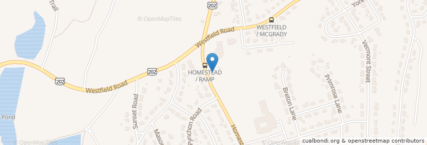Mapa de ubicacion de Holyoke Fire Department en Vereinigte Staaten Von Amerika, Massachusetts, Hampden County, Holyoke.