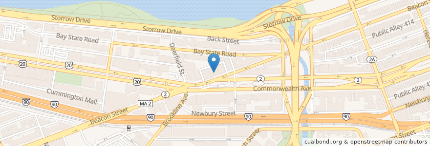 Mapa de ubicacion de EDCO Youth Alternative en Estados Unidos Da América, Massachusetts, Suffolk County, Boston.