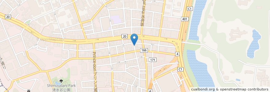 Mapa de ubicacion de ドトールコーヒーショップ en Япония, Токио, Тиёда.