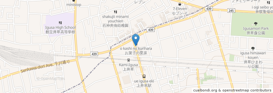Mapa de ubicacion de キッチン南海 en Япония, Токио, Нерима.