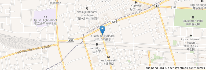 Mapa de ubicacion de カリーナ en Japão, Tóquio, 練馬区.