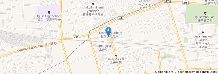 Mapa de ubicacion de 浪花屋 en ژاپن, 東京都, 練馬区.