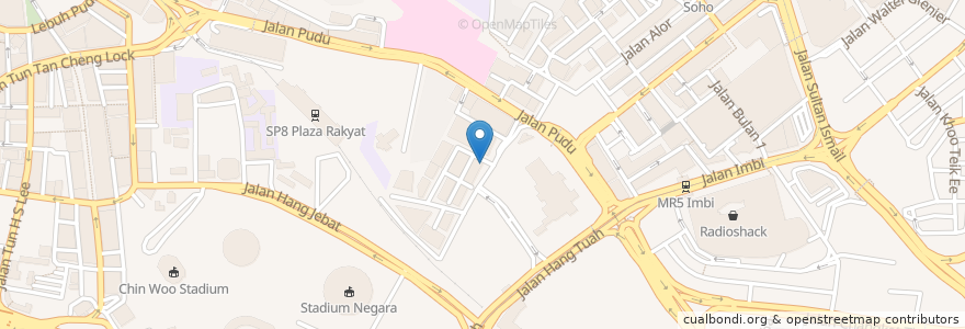 Mapa de ubicacion de VCR en Malaysia, Selangor, Kuala Lumpur.