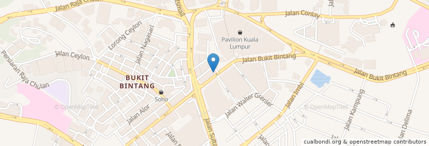 Mapa de ubicacion de Public Bank en マレーシア, セランゴール, クアラルンプール.