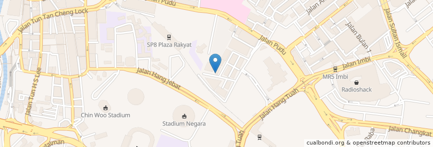 Mapa de ubicacion de Sutiara Corner en Malasia, Selangor, Kuala Lumpur.