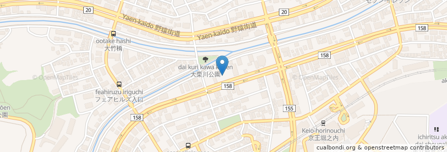 Mapa de ubicacion de ビッグボーイ en Japan, Tokyo, Hachioji.