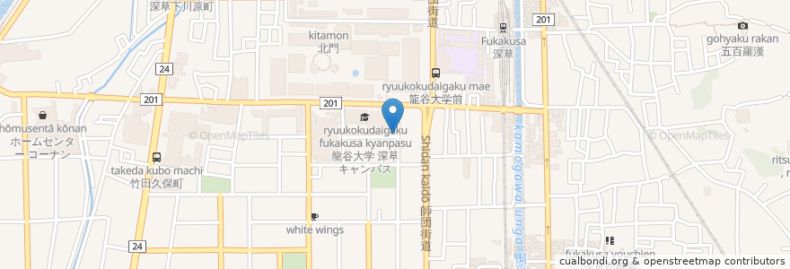 Mapa de ubicacion de 天えい en اليابان, 京都府, 京都市, 伏見区.