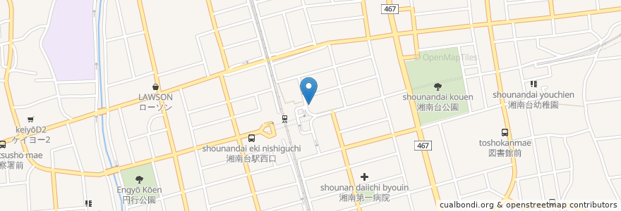 Mapa de ubicacion de 東京三菱UFJ銀行 en Giappone, Prefettura Di Kanagawa, 藤沢市.