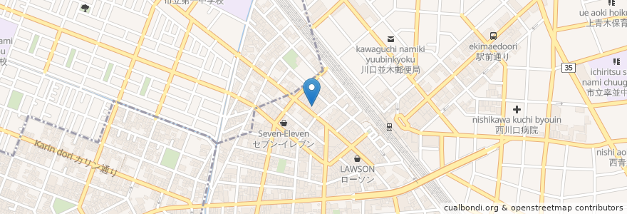 Mapa de ubicacion de Super Crystal en 日本, 埼玉県.