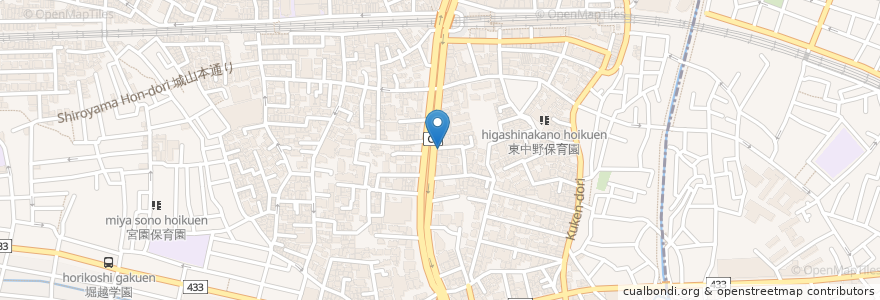 Mapa de ubicacion de 林檎堂／APPLE BASIC en Japon, Tokyo, 中野区.