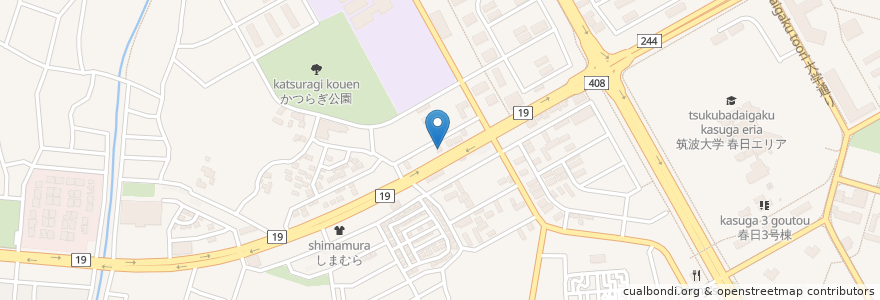 Mapa de ubicacion de トヨタレンタカー en ژاپن, 茨城県, つくば市.