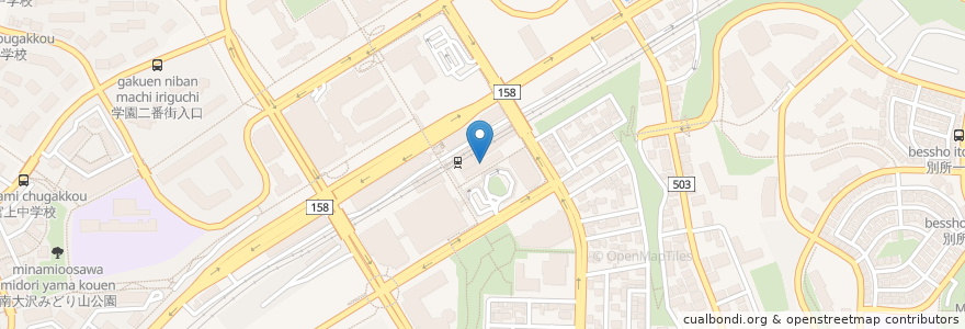 Mapa de ubicacion de 築地銀だこ en Japon, Tokyo, 八王子市.