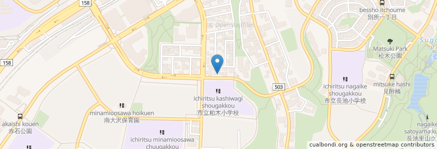 Mapa de ubicacion de ルミエール クリニック en Japan, Tokio, 八王子市.