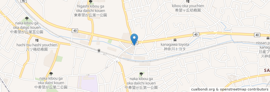 Mapa de ubicacion de 澤屋 まつもと en Giappone, Prefettura Di Kanagawa, 横浜市, 旭区.