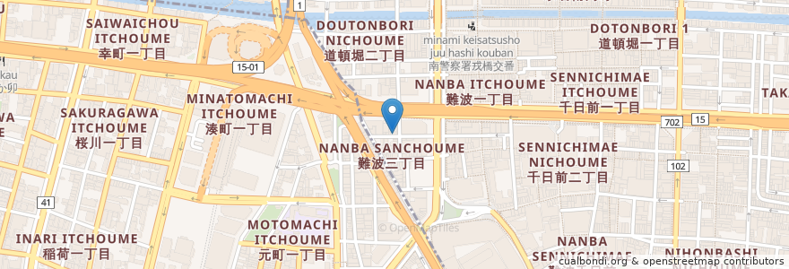 Mapa de ubicacion de ONESHOT en Япония, Осака, 大阪市.