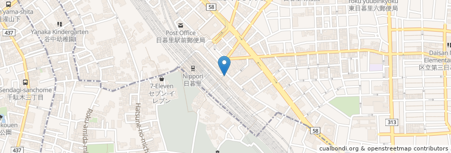 Mapa de ubicacion de ガスト en Japão, Tóquio, 台東区.